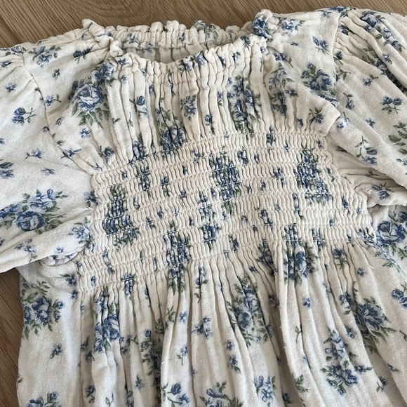 Nothing Fits But Baby Floral Smocked Romper - Picture 4 of 9
